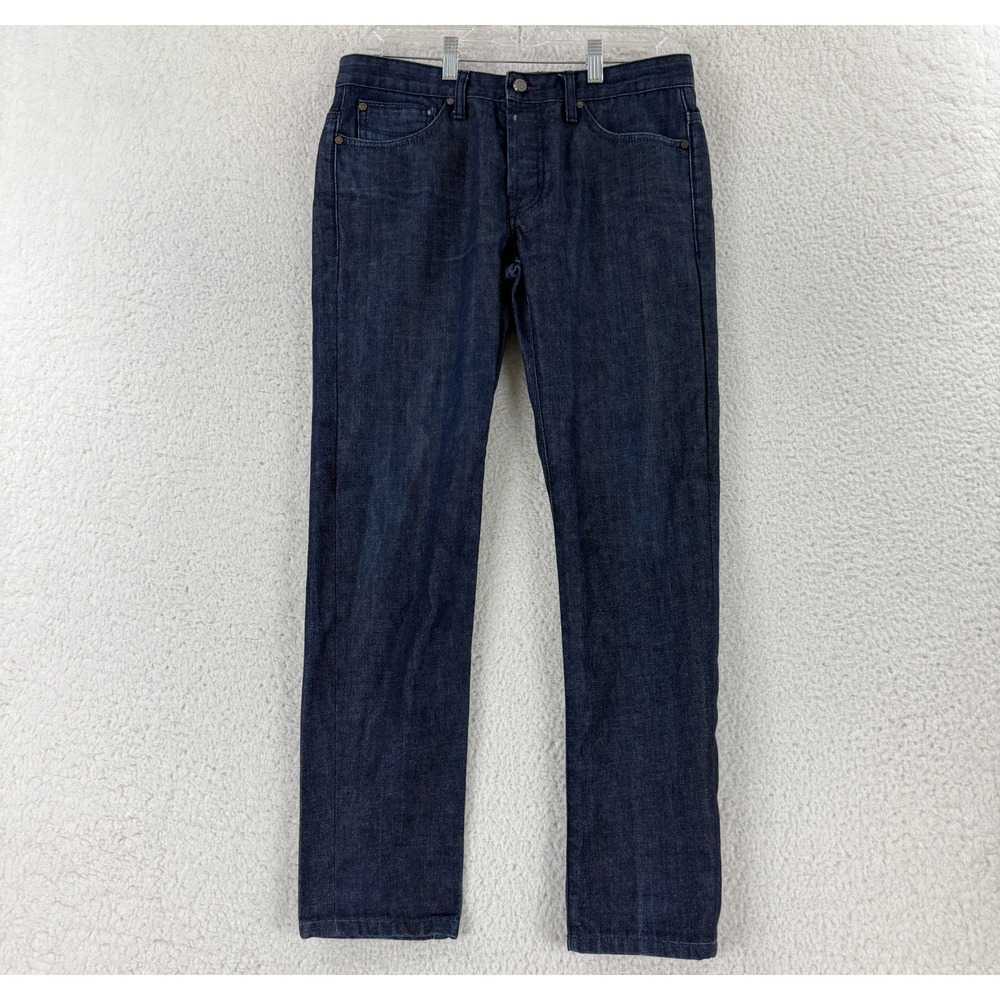Ted Baker Jeans Mens Size‎ 30 Blue Denim Dark Wash Slim Straight Casual Designer